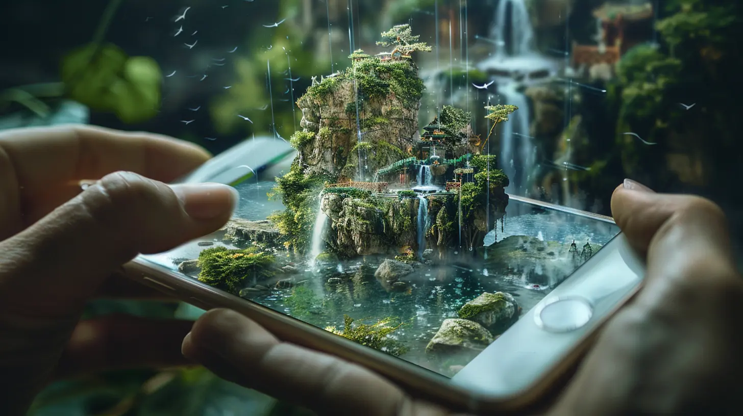 Exploring Fantasy Worlds Through Your Smartphone Screen