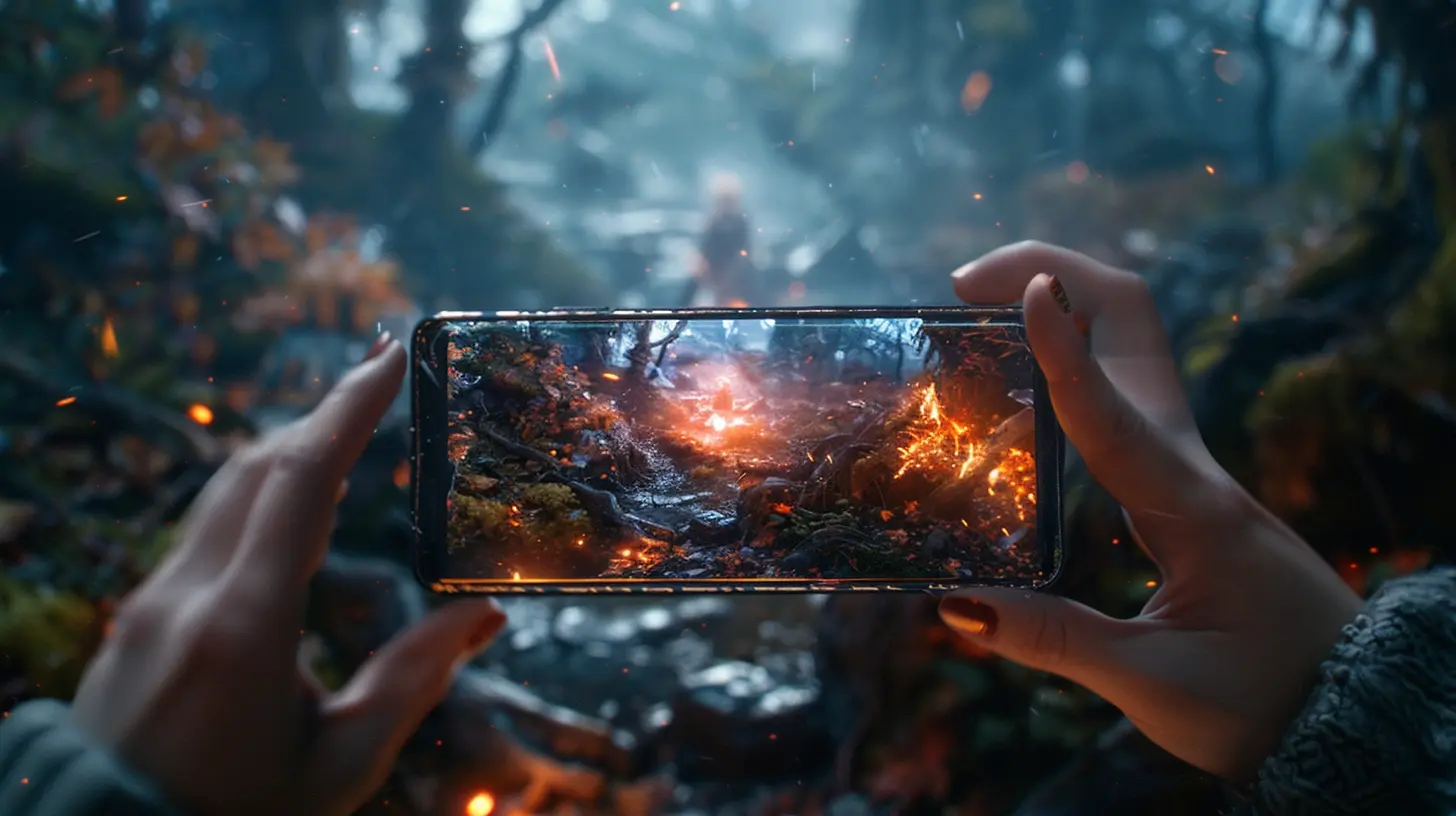 Exploring Fantasy Worlds Through Your Smartphone Screen