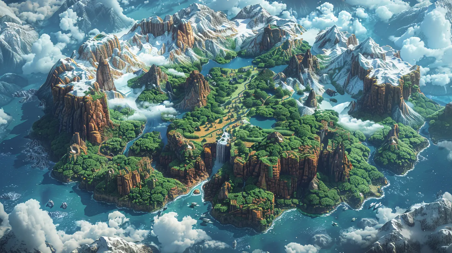 How to Build a Game World Without an Overworld Map