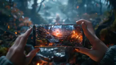 Exploring Fantasy Worlds Through Your Smartphone Screen
