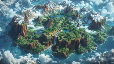 How to Build a Game World Without an Overworld Map