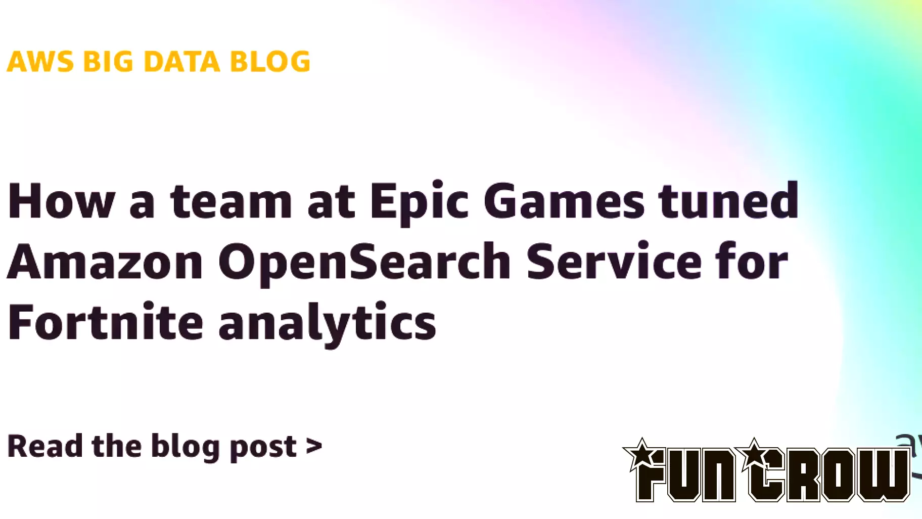 How a team at Epic Games tuned Amazon OpenSearch Service for Fortnite analytics