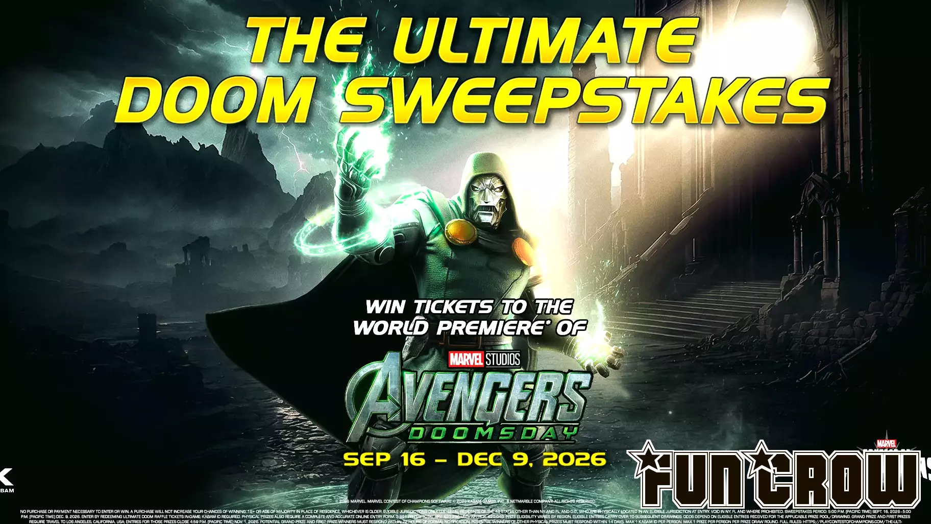 Kabam's Ultimate Doom Sweepstakes Offers 