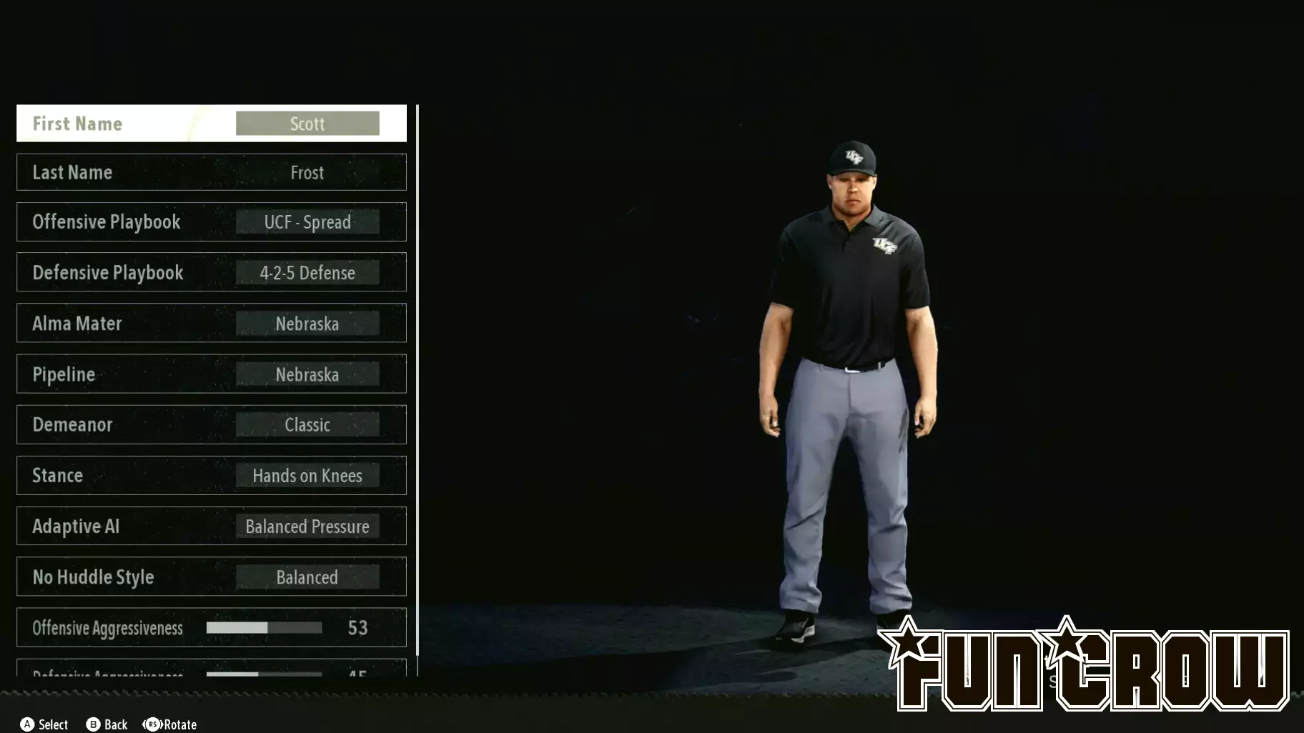 UCF Coach Scott Frost Makes His Video Game Debut in College Football 26