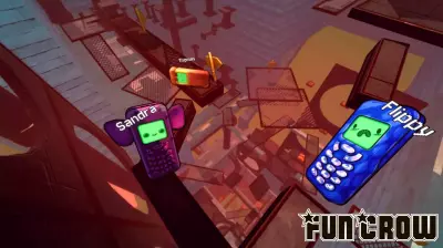 New Party Game Flipping Is Hard Mixes Climbing Frustration With Retro Phone Charm