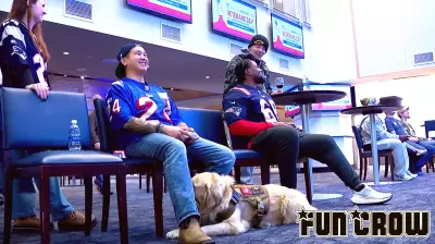 Patriots Unite with Veterans for a Night of Gaming Fun